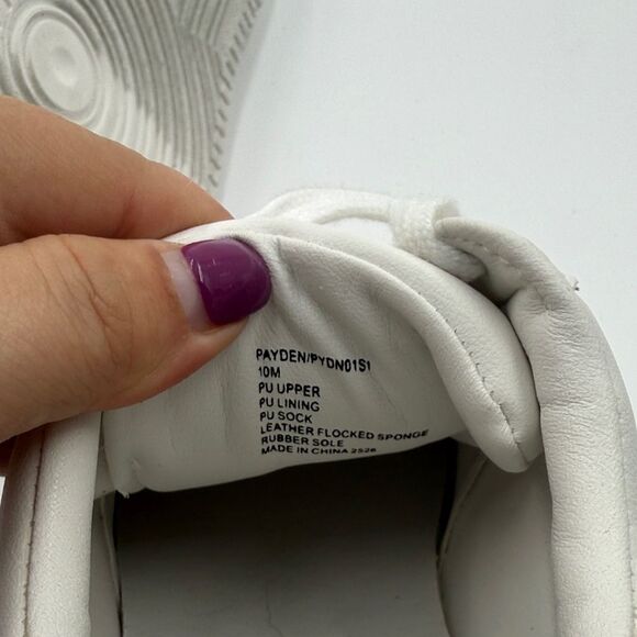 NEW- Steve Madden Classic White Platform Sneakers- Size 10 - Picture 6 of 6